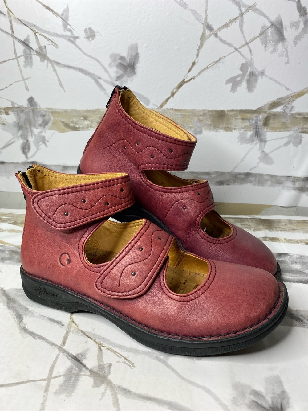 Dromedaris Leatherw with Natural Cork sock lining Shoes